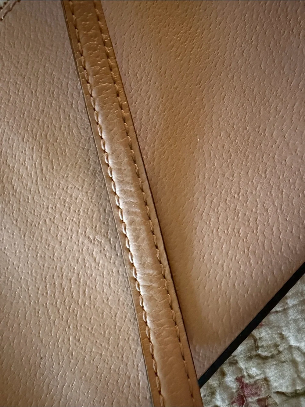 kate spade Pale Pink Pebbled Leather Chain Shoulder Bag